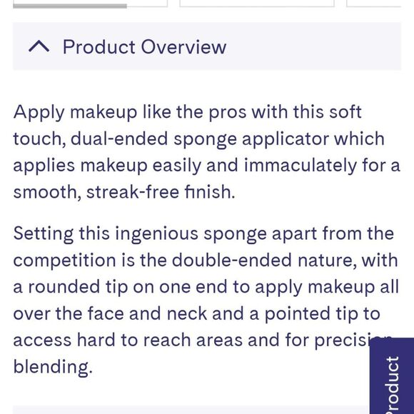 Stila Double Ended Blending Sponge - Picture 4 of 7